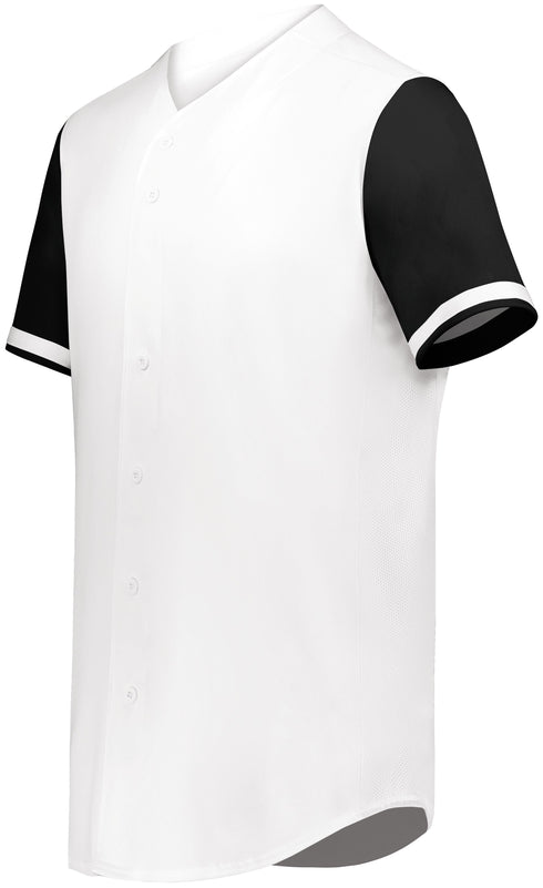 Augusta Sportswear Youth Cutter+ Full Button Baseball Jersey